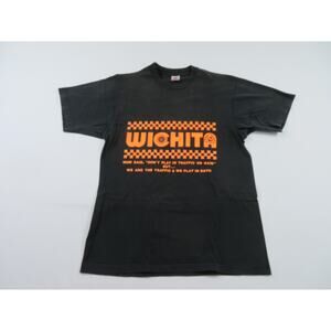 Wichita Sports Car Club Kansas T-shirt, Double Sided Black Sz L 1990s